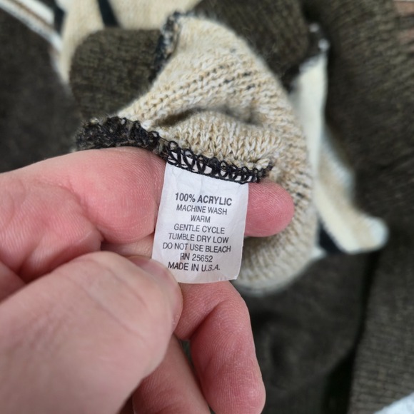 Vintage Protege Collection 3D Textured Cosby Style Sweater Men's XL MADE IN USA - Picture 7 of 8